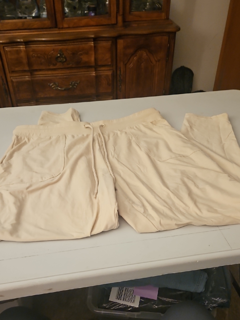 MT Soft Pull-On Pants in Light Cream
